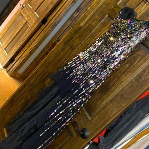 Sheri hill sequin formal dress